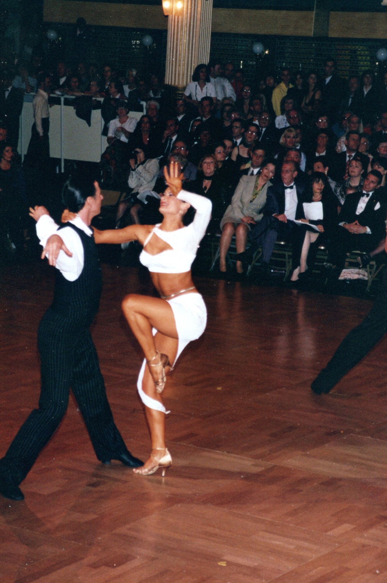 Rachell and Peter dancing Latin